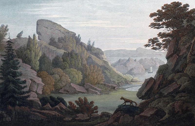 John William Edy Valley in Heliesund Norge oil painting art